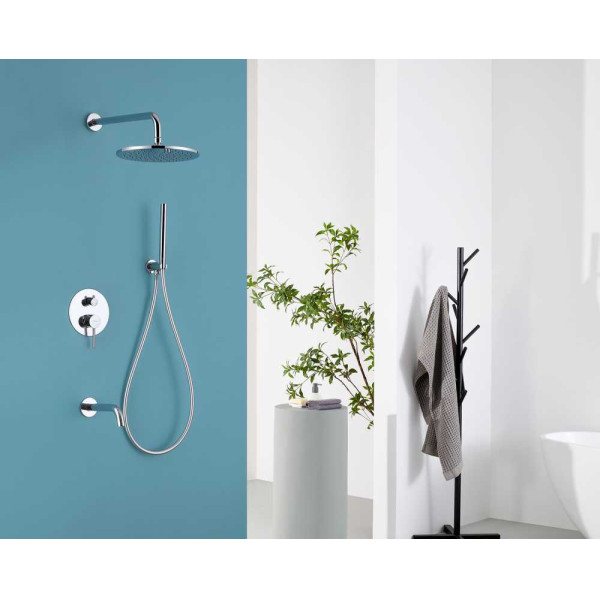 Душевая система Abber Wasser Kreis хром (AF8117)