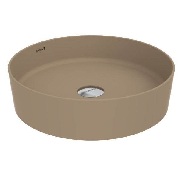 Раковина накладная Creavit Loop 45x45 Коричневый (LP145-00NN00E-0000)