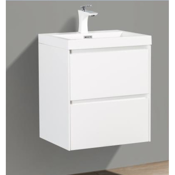 Тумба подвесная BelBagno Pietra Mini 50 см Bianco Lucido (Pietra Mini-500-2C-SO-BL)