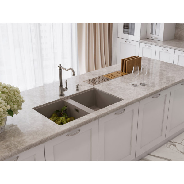 Смеситель для кухни Omoikiri Toshima-SI античное серебро (4994326)