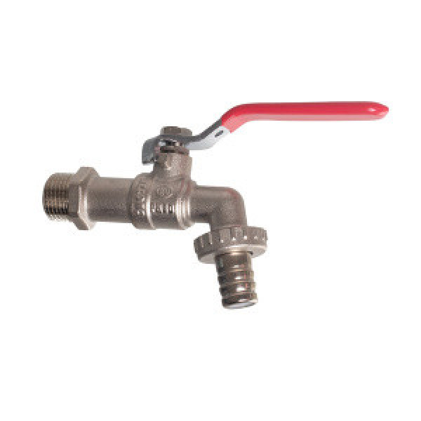 Кран 1/2" шаровый сливной со штуцером Kromwell ручка (KW.285.04) Кран 1/2" шаровый сливной со штуцером Kromwell ручка (KW.285.04)