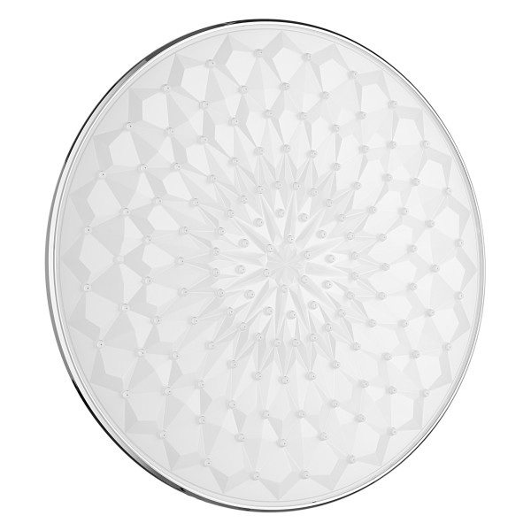 Верхний душ с 3D дизайном Swedbe Calypso 300 мм хром (5036)