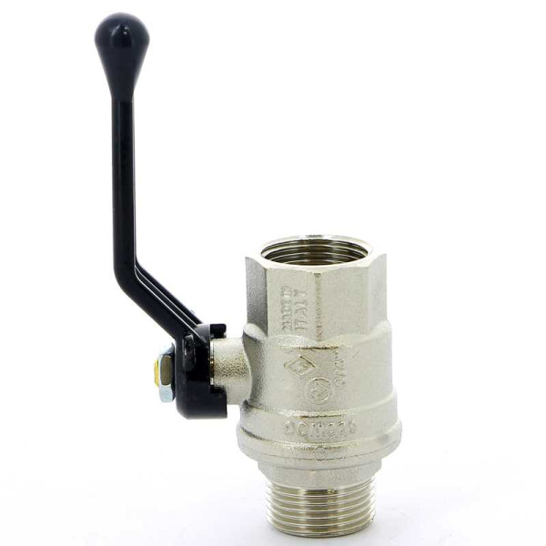 Кран Bugatti 3/4" ВН шаровый Oregon 305 (черная ручка) (03050068)