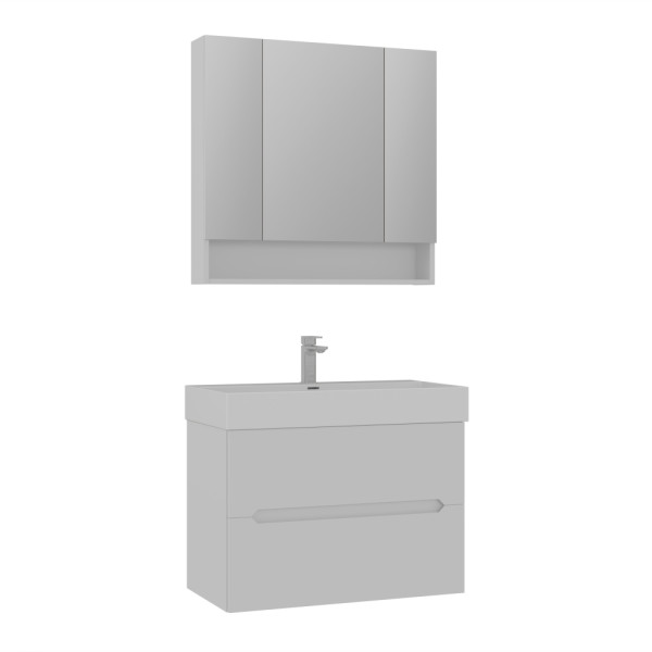 Тумба подвесная Orka Malta 800x470x630 с раковиной кашемировый матовый (5001474) Тумба подвесная Orka Malta 800x470x630 с раковиной кашемировый матовый (5001474)