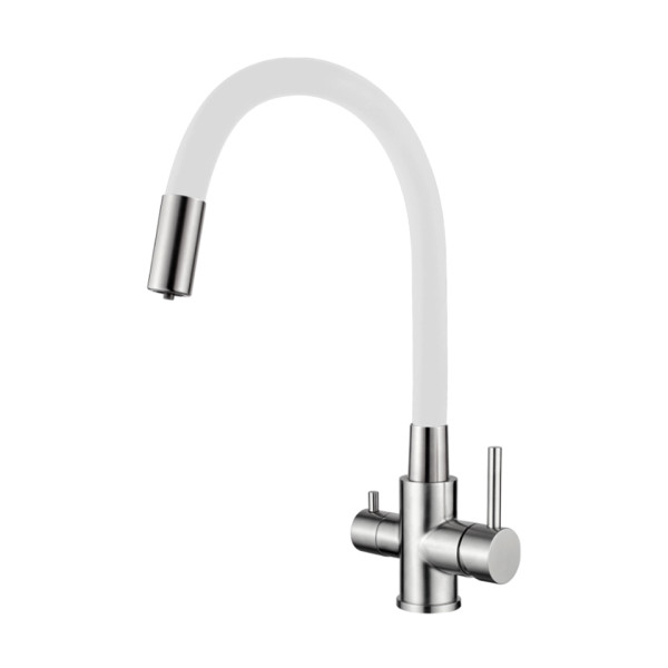Смеситель для кухни Ledeme хром, с выходом для питьевой воды (L74255-3) Смеситель для кухни Ledeme хром, с выходом для питьевой воды (L74255-3)