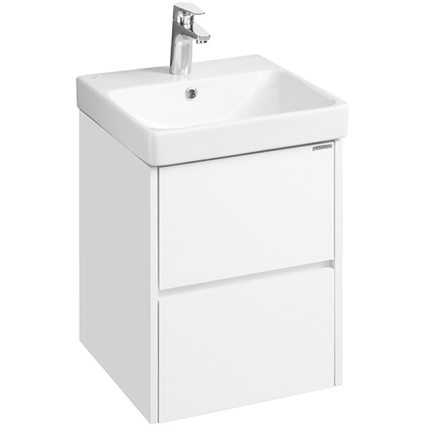 Тумба-умывальник Aquaton Сканди 45 Белый/1WH501630 Раковина Адриана 45 (1A2516K0SD010)