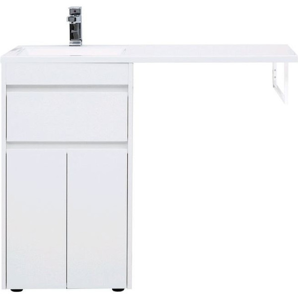 Тумба напольная Aquanet Токио 48 белый (напольная, 1 ящик, 2 дверцы) (00237744)