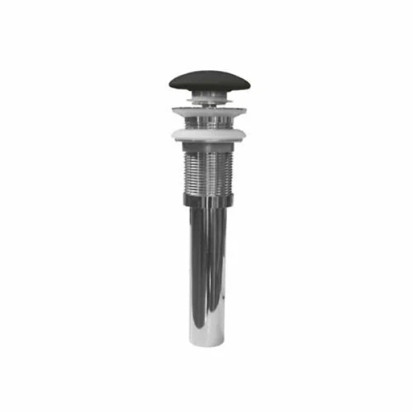 Донный клапан Comforty с керамическим верхом черный матовый (DK-01 MB)