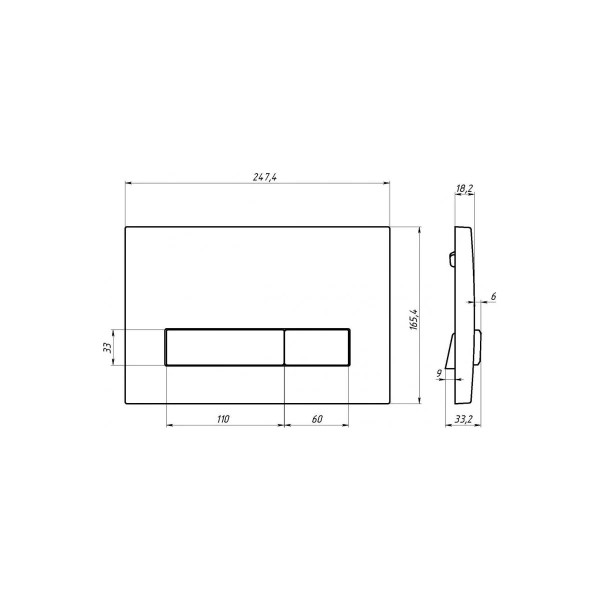 Комплект Berges: инсталляция Atom Line кнопка белая, унитаз Ego XL Rimless, сиденье с soft-close (043358)