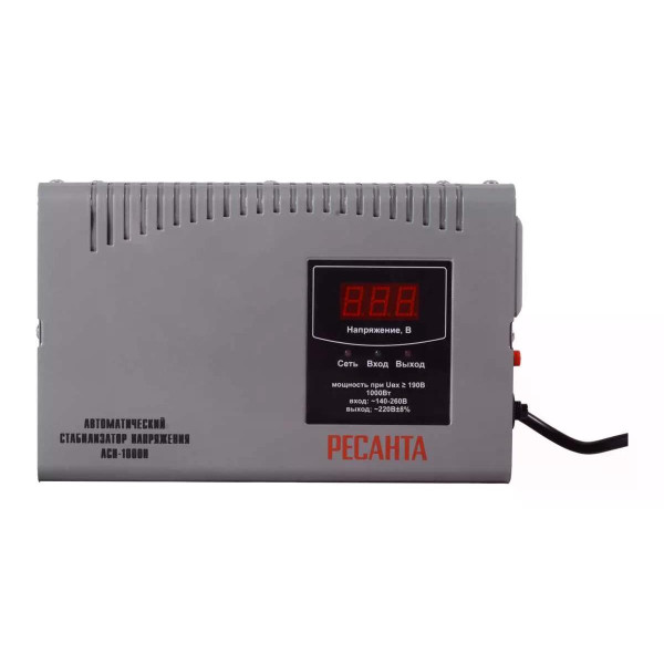 Стабилизатор напряжения Ресанта АСН-1000Н (63/6/64)