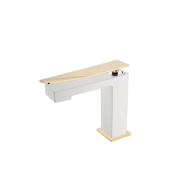 Смеситель для раковины Boheme Q белый (141-WG.2)