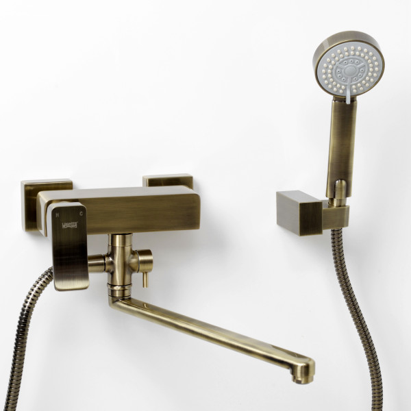 Смеситель для ванны и душа WasserKRAFT Exter с длинным изливом (1602L) Смеситель для ванны и душа WasserKRAFT Exter с длинным изливом (1602L)