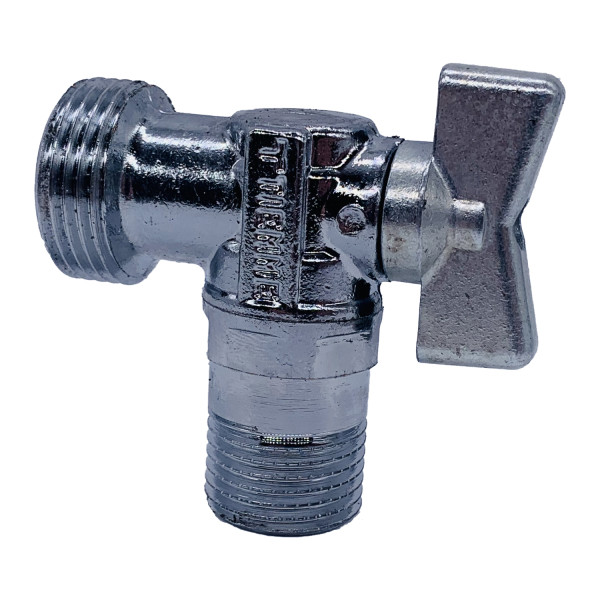 Кран угловой шаровый Tiemme 1/2"*3/4" НН (2950011) Кран угловой шаровый Tiemme 1/2"*3/4" НН (2950011)