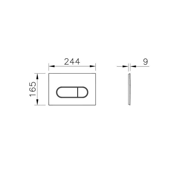 Клавиша смывная Vitra Root Round золото (740-2224)
