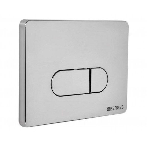 Комплект инсталляция с унитазом Berges: инсталляция NOVUM525, кнопка D3 хром глянец, унитаз EGO XL Rimless, сидение дюропласт Toma Slim SO, ми