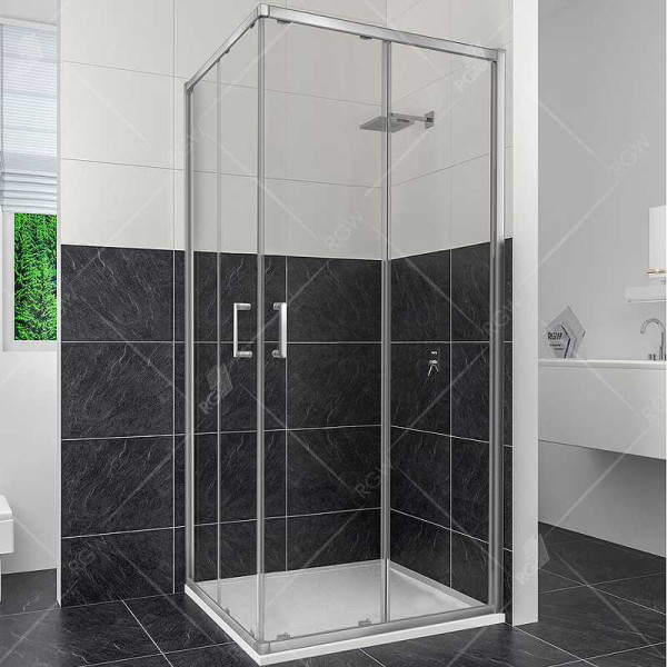 Душевой уголок RGW CL-34 80*80 стекло прозрачное, профиль хром 32093488-11