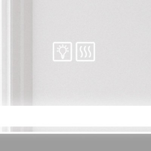 Зеркало с подсветкой BelBagno SPC-GRT 90x60 с подогревом (SPC-GRT-900-600-LED-TCH-WARM)