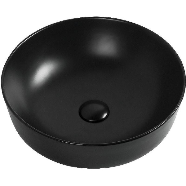 Раковина накладная Aquanet MOON-1-MB 41,5х41,5х13,5 черная матовая (245827)