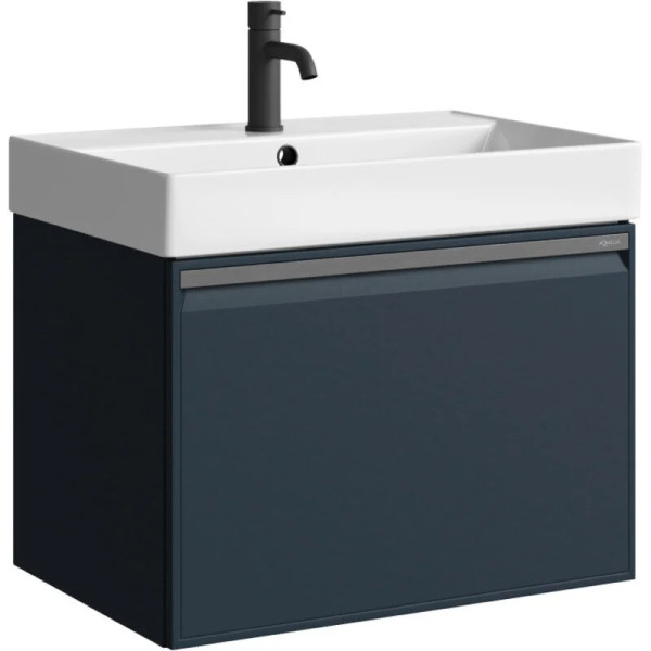 Тумба подвесная Aqwella Pure 640x443x464 серый (PUR0165GRM)