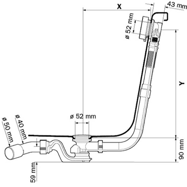 Обвязка для ванны полуавтомат KA 4001 хром Kaldewei (687772330999) Обвязка для ванны полуавтомат KA 4001 хром Kaldewei (687772330999)