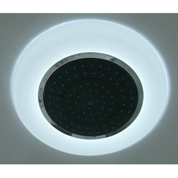 Душевая кабина с гидромассажем Timo T-7709 90x90x225 стекло прозрачное, профиль хром (T-7709) Душевая кабина с гидромассажем Timo T-7709 90x90x225 стекло прозрачное, профиль хром (T-7709)