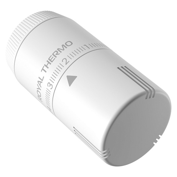 Головка термостатическая М30х1,5 Royal Thermo Design жидкостная (белая) (RATHDN13015WH)