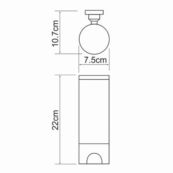 Диспенсер для ватных дисковWasserKraft хром (K-1079)