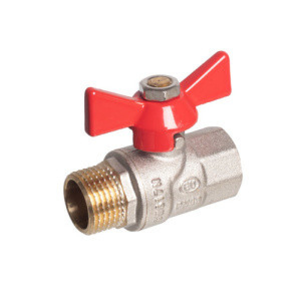 Кран 1/2" ВН шаровый Kromwell бабочка (KW.183.04) Кран 1/2" ВН шаровый Kromwell бабочка (KW.183.04)