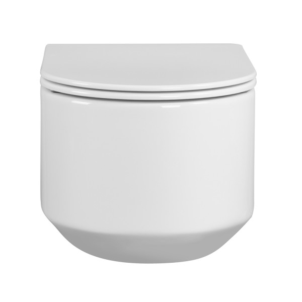 Унитаз подвесной Abber Bequem безободковый, смыв торнадо белый (AC1130) Унитаз подвесной Abber Bequem безободковый, смыв торнадо белый (AC1130)