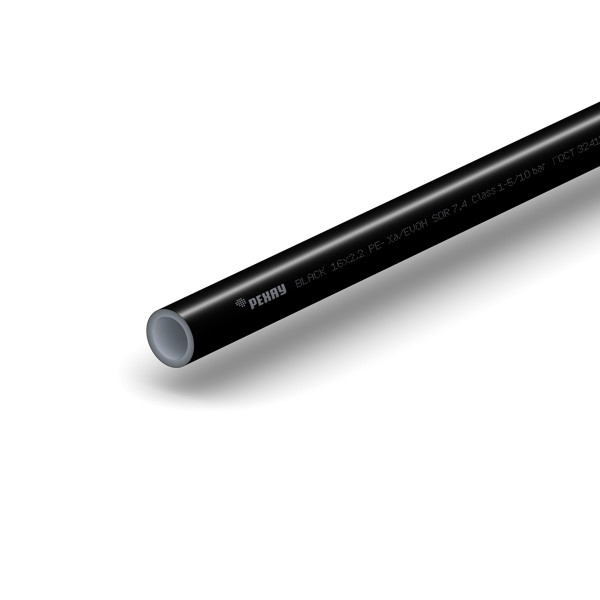 Труба п/э Rehau Rautitan Black 25х3,5 мм. PE-Xa, отопительная, бухта 100 м. (11331893100)