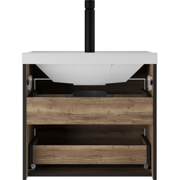 Тумба подвесная под умывальник Bazis 60 Alfa B2 Домино (DA6102T) Тумба подвесная под умывальник Bazis 60 Alfa B2 Домино (DA6102T)