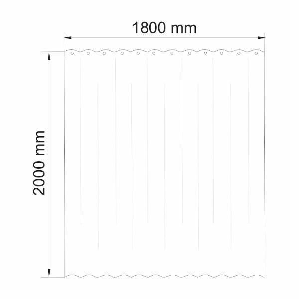 Душевая шторка для ванны Wasser Kraft Lossa 180х200 (SC-81103) Душевая шторка для ванны Wasser Kraft Lossa 180х200 (SC-81103)