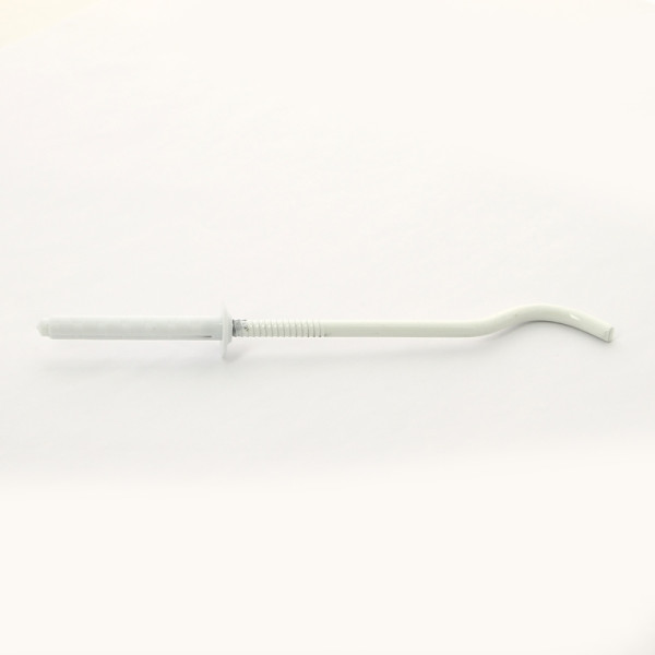 Кронштейн Uni-Fitt штыревой 7х180 круглыйэмалированный с дюбелем 10х75