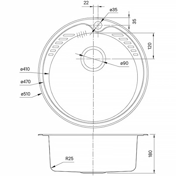 Мойка для кухни врезная Iddis Suno S 51 с сифоном нержавеющая сталь шелк (SUN51S0i77S) Мойка для кухни врезная Iddis Suno S 51 с сифоном нержавеющая сталь шелк (SUN51S0i77S)