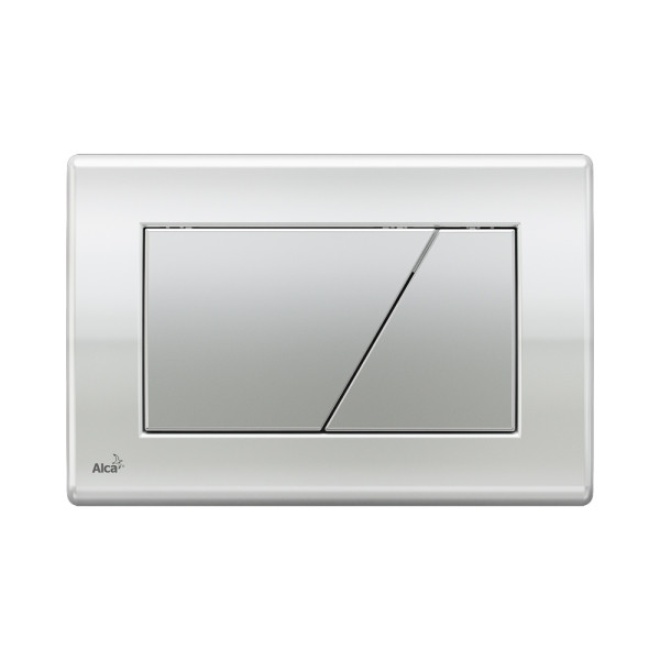 Клавиша смывная Alcaplast Basic xром глянцевый/матовый (M173)