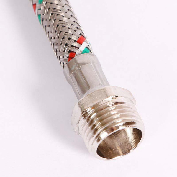 Подводка гибкая Uni-Fitt 1000 мм 1/2" НВ DN 8 оплётка из нерж. стали (501S2010) Подводка гибкая Uni-Fitt 1000 мм 1/2" НВ DN 8 оплётка из нерж. стали (501S2010)