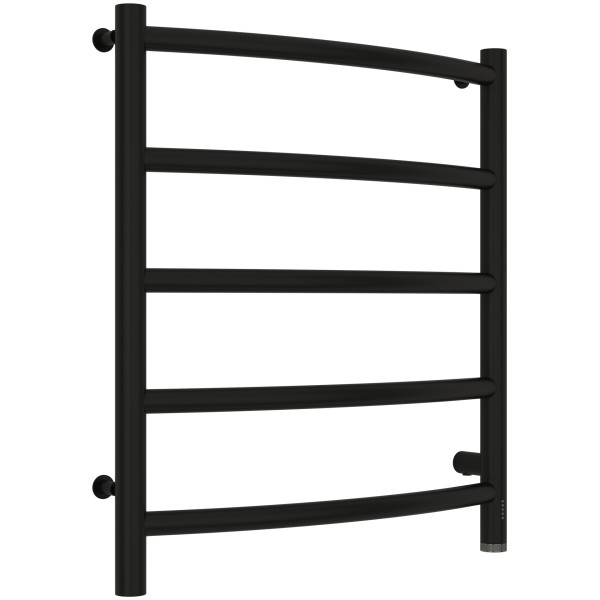 Полотенцесушитель электрический Сунержа Галант 4.0 600x500 провод справа матовый чёрный (31-0831-6050)