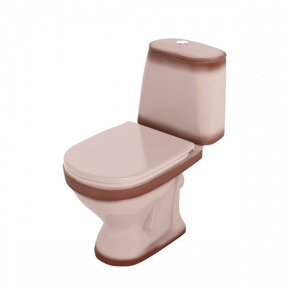 Унитаз-компакт Santeri Соната бежевый 370x680x760 с сиденьем полипропилен бежевый (1.P201.2.S07.00B.F)