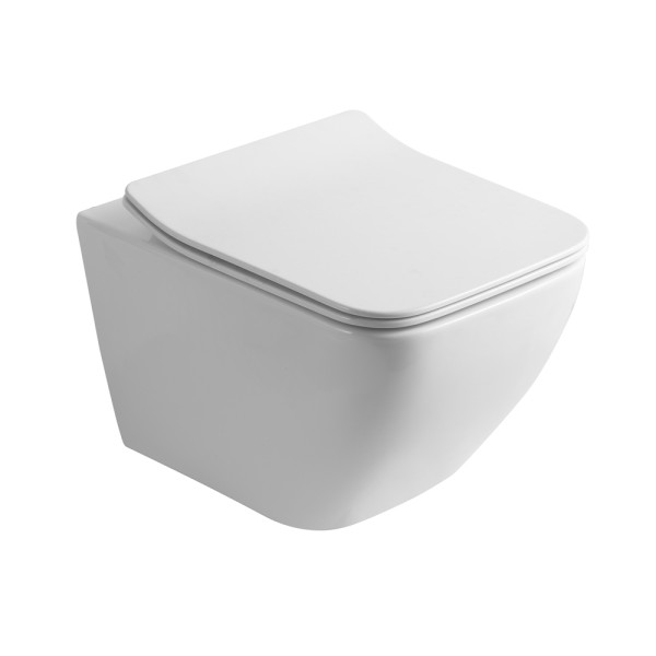 Унитаз подвесной Wesnaart Ocean белый с сиденьем soft-close (207-OCE12) Унитаз подвесной Wesnaart Ocean белый с сиденьем soft-close (207-OCE12)