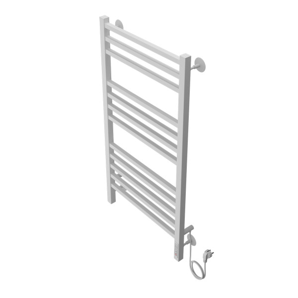 Полотенцесушитель электрический Azario Ancona 500x800 белый Полотенцесушитель электрический Azario Ancona 500x800 белый