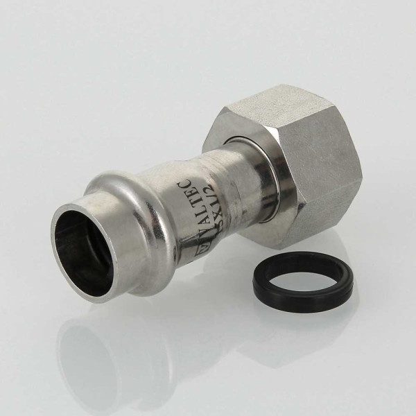 Переход 18*3/4"B с накидной гайкой Valtec (нерж.ст., пресс) (VTi.908.I.001805) Переход 18*3/4"B с накидной гайкой Valtec (нерж.ст., пресс) (VTi.908.I.001805)