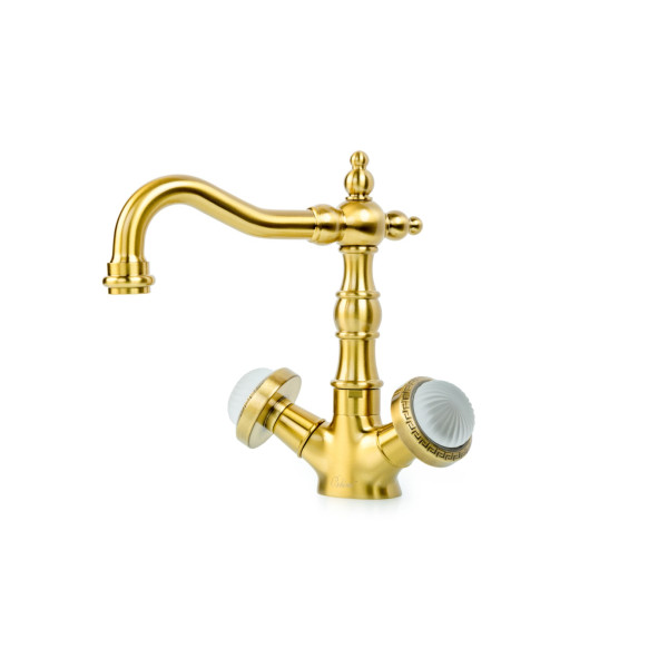 Смеситель для раковины Boheme Satine бронзовый (312-ST) Смеситель для раковины Boheme Satine бронзовый (312-ST)