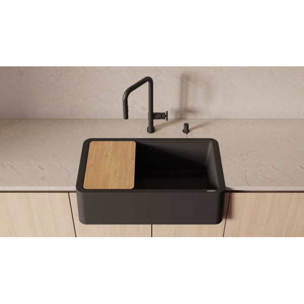 Смеситель для кухни Omoikiri Arita-SB-GB с выдвижным изливом графит (4994355)