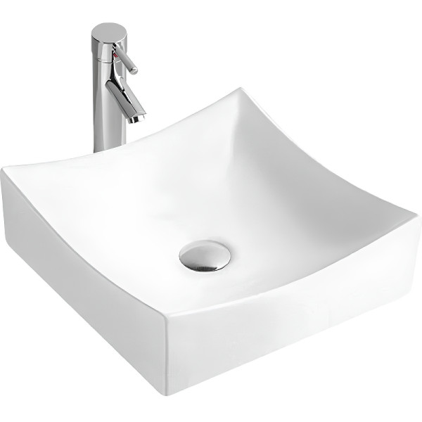 Раковина накладная Aquatek 40x40 белая (AQ5516-00)