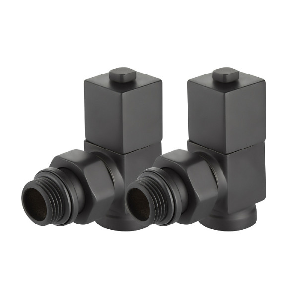 Комплект дизайн-вентилей Royal Thermo CUBE 1/2" угловой (черный) (RTE 56.0009) Комплект дизайн-вентилей Royal Thermo CUBE 1/2" угловой (черный) (RTE 56.0009)