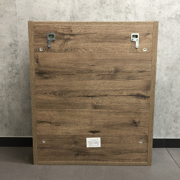 Шкаф зеркальный Comforty Турин 595x700x140 дуб бежевый матовый (00-00001295)