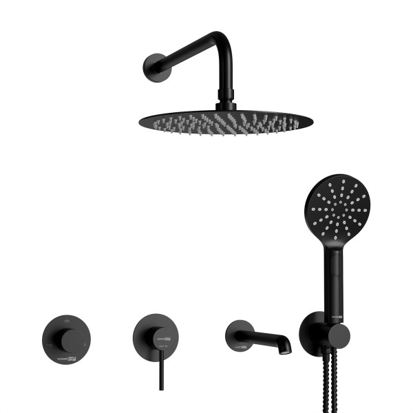 Душевая система WasserKRAFT Мюриц (Muritz) черный матовый (9851.98DVR3.354.258.444.240.339.443MB) Душевая система WasserKRAFT Мюриц (Muritz) черный матовый (9851.98DVR3.354.258.444.240.339.443MB)