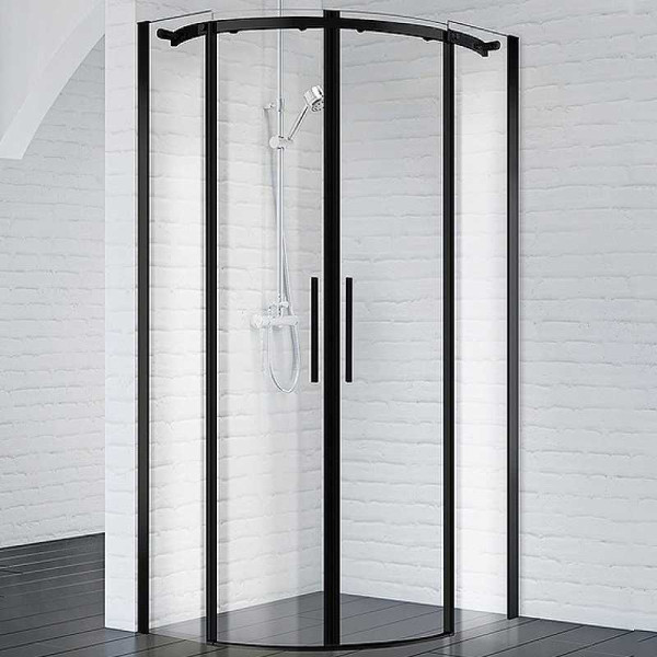Душевой уголок BelBagno Acqua 90x90 стекло прозрачное, профиль черный (ACQUA-R-2-90-C-NERO) Душевой уголок BelBagno Acqua 90x90 стекло прозрачное, профиль черный (ACQUA-R-2-90-C-NERO)