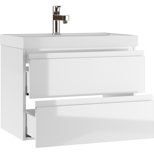 Тумба подвесная Домино Graffo под умывальник Classica 70 белый глянец В2 (DGr2115T) Тумба подвесная Домино Graffo под умывальник Classica 70 белый глянец В2 (DGr2115T)