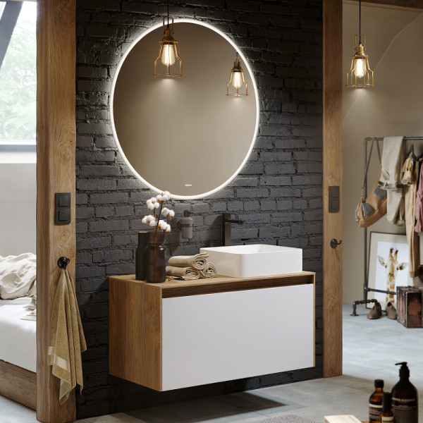 Зеркало Aqwella Moon 1000x1000x30 (MOON0210AH)